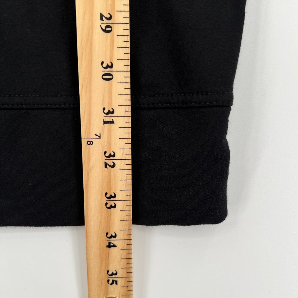 Prana Carys Hooded Dress Black Tunic Sweatshirt Pockets Size XS - Picture 9 of 10
